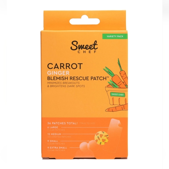 2/$35! Sweet Chef Carrot ginger blemish rescue patches - Picture 1 of 9
